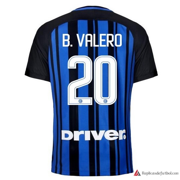 Camiseta Inter Primera equipación B.Valero 2017-2018